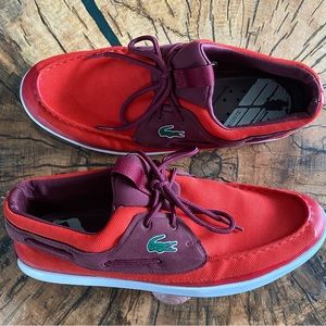 Mens Lacoste Landsailing Boat Shoes